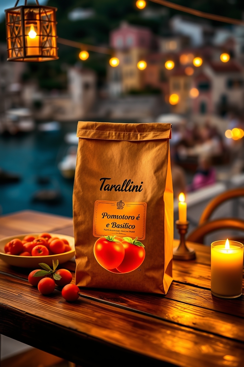 Tarallini pomodoro e basilico